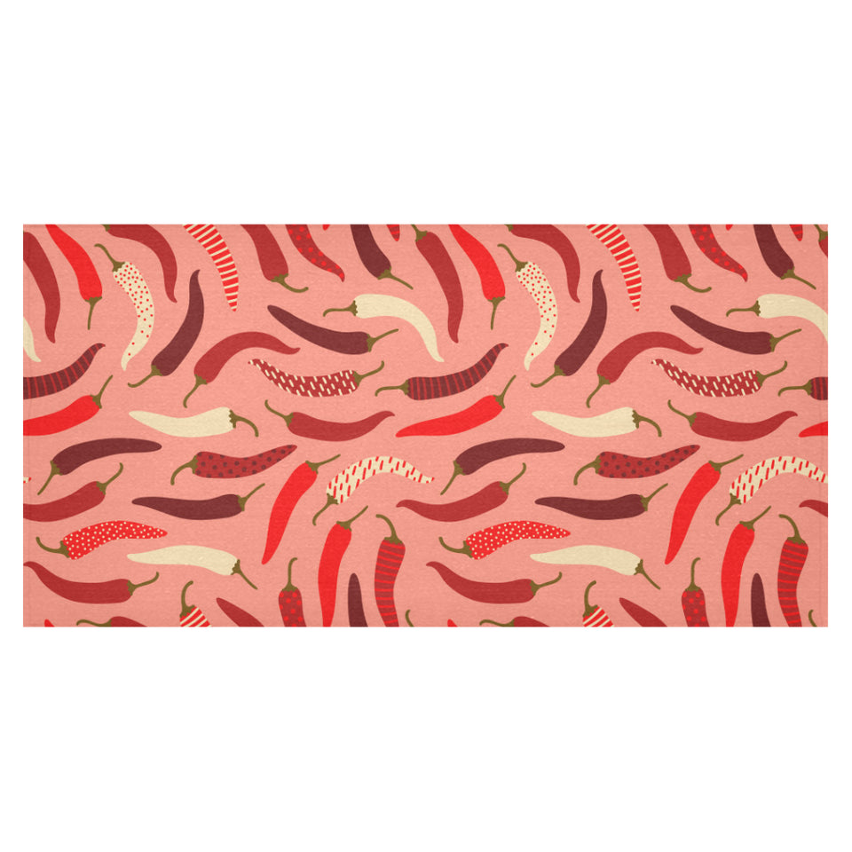 Beautiful Chili peppers pattern Tablecloth