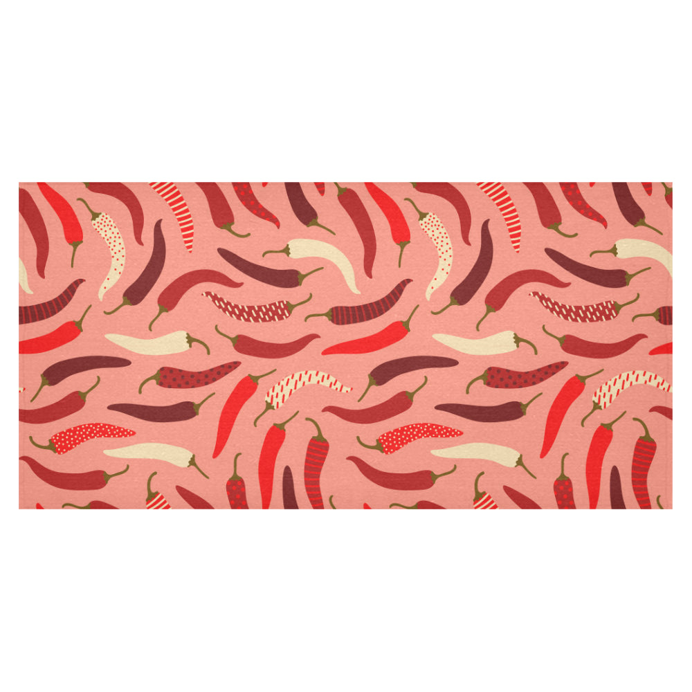 Beautiful Chili peppers pattern Tablecloth