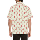 Golden Retriever Pattern Print Design 01 Men's All Over Print Hawaiian Shirt (Model T58)