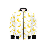 Banana pattern Kids' Boys' Girls' Bomber Jacket