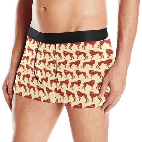 Greyhound Pattern Print Design 04 Men's All Over Print Boxer Briefs Men's Underwear