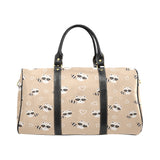 Cute raccoon heart pattern Travel Bag