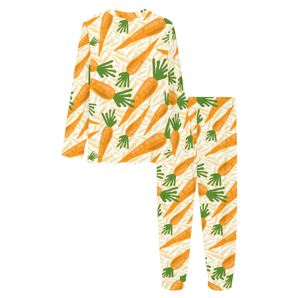 Carrot Pattern Print Design 01 Women's All Over Print Pajama Set