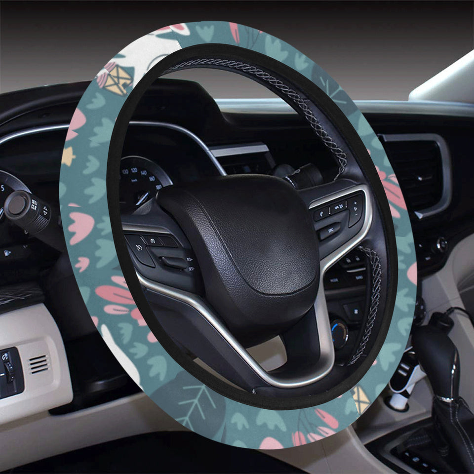 Cute rabbit pattern Car Steering Wheel Cover