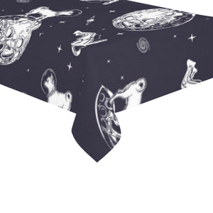Chihuahua space helmet. astronaut pattern Tablecloth