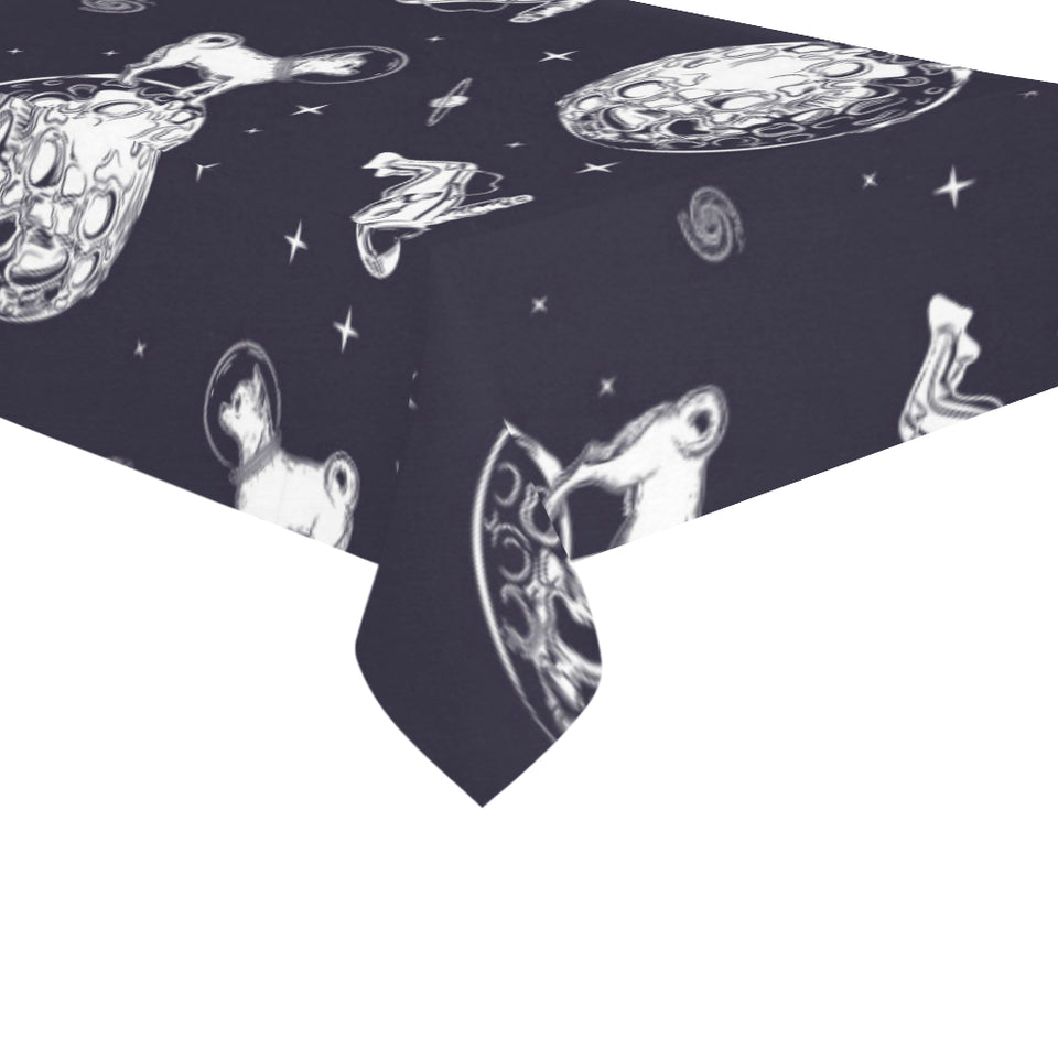 Chihuahua space helmet. astronaut pattern Tablecloth
