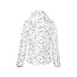 Potato Chips Pattern Print Design 04 Women's Padded Hooded Jacket
