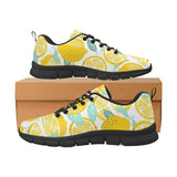 lemon design pattern Men's Sneaker Shoes