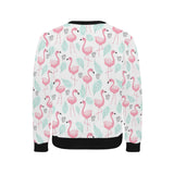 Cute flamingo pattern Men's Crew Neck Sweatshirt