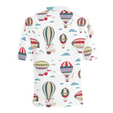 Hot air balloon pattern Men's All Over Print Polo Shirt