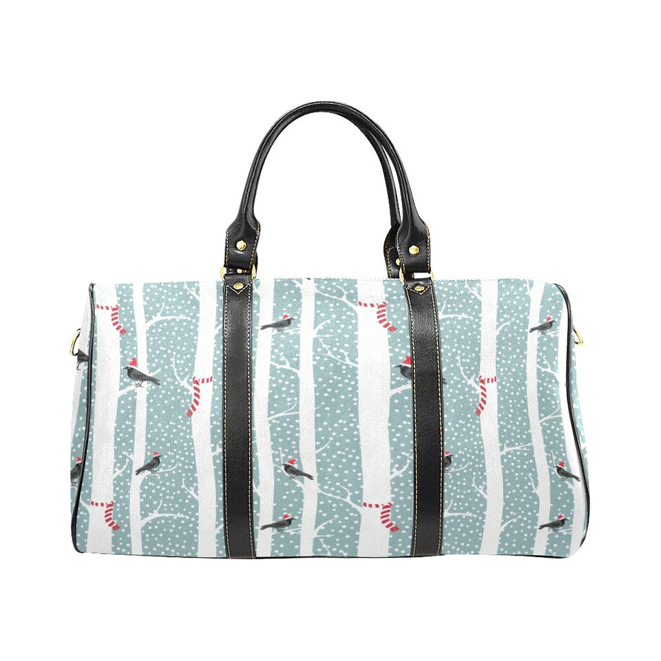 Crows christmas hat scarf Travel Bag