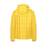 Corn Pattern Print Design 04 Kids' Boys' Girls' Padded Hooded Jacket