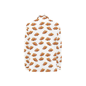 Clown Fish Pattern Print Design 03 Women's Long Sleeve Polo Shirt