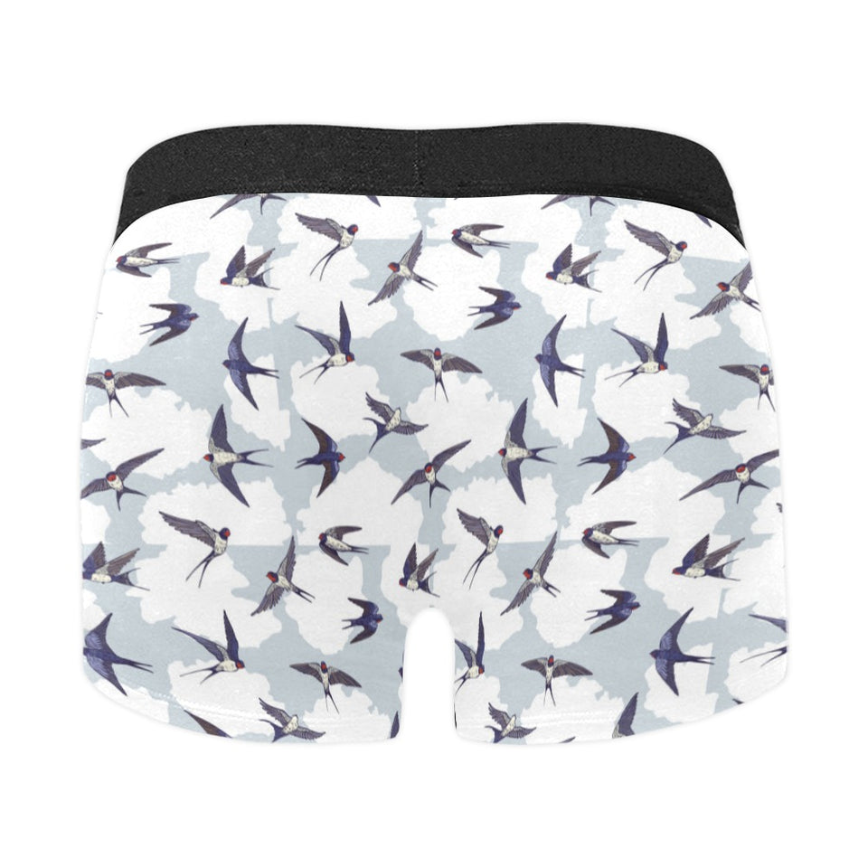 Swallow Pattern Print Design 05 Men's All Over Print Boxer Briefs Men's Underwear
