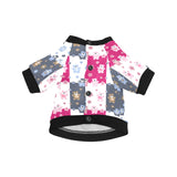 Teddy Bear Pattern Print Design 03 All Over Print Pet Dog Round Neck Fuzzy Shirt