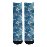 Shark hand drawn Crew Socks