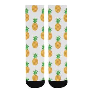 Pineapples pattern Crew Socks
