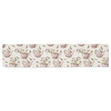 Tea pots Pattern Print Design 03 Table Runner