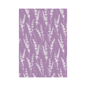 Lavender flowers purple pattern House Flag Garden Flag