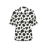 Cow skin pattern Women's All Over Print Hawaiian Shirt