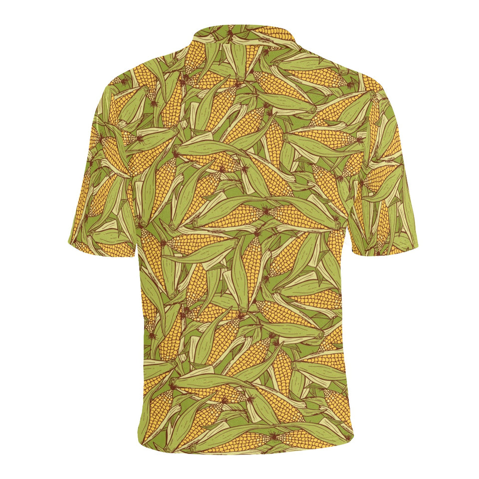 Corn Pattern Print Design 01 Men's All Over Print Polo Shirt
