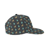 Deers star tree pattern All Over Print Snapback Cap