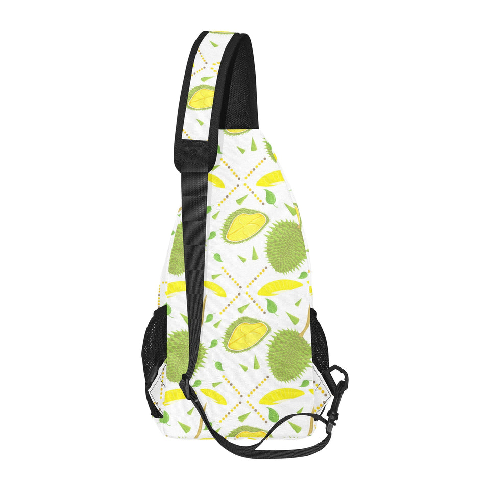 Durian pattern background All Over Print Chest Bag