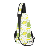 Durian pattern background All Over Print Chest Bag