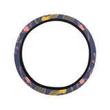 Koi Fish Carp Fish pattern Car Steering Wheel Cover