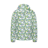 Pelican Pattern Print Design 04 Kids' Boys' Girls' Padded Hooded Jacket