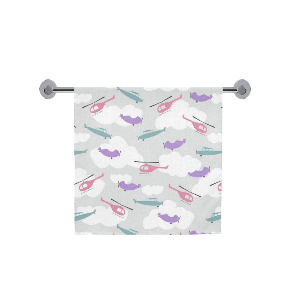 Helicopter plane pattern Bath Towel