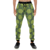 Hop pattern Hop cone background Unisex Casual Sweatpants
