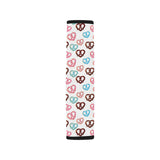Pretzels Pattern Print Design 04 Car Seat Belt Cover