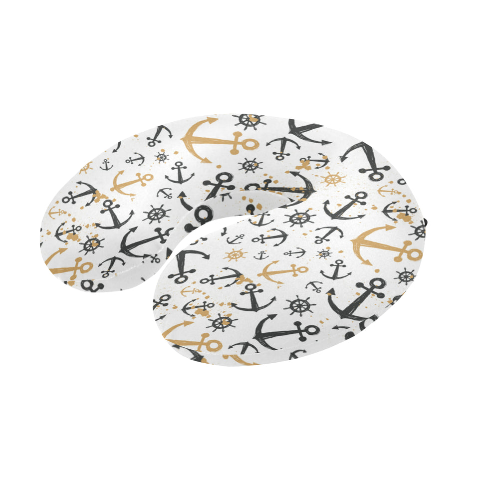 Anchors Rudders pattern U-Shaped Travel Neck Pillow