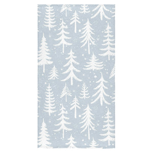 Christmas tree winter forest pattern Bath Towel