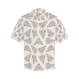 Hand drawn pizza pattern Men's All Over Print Hawaiian Shirt