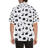 Goat ram pattern Men's All Over Print Hawaiian Shirt