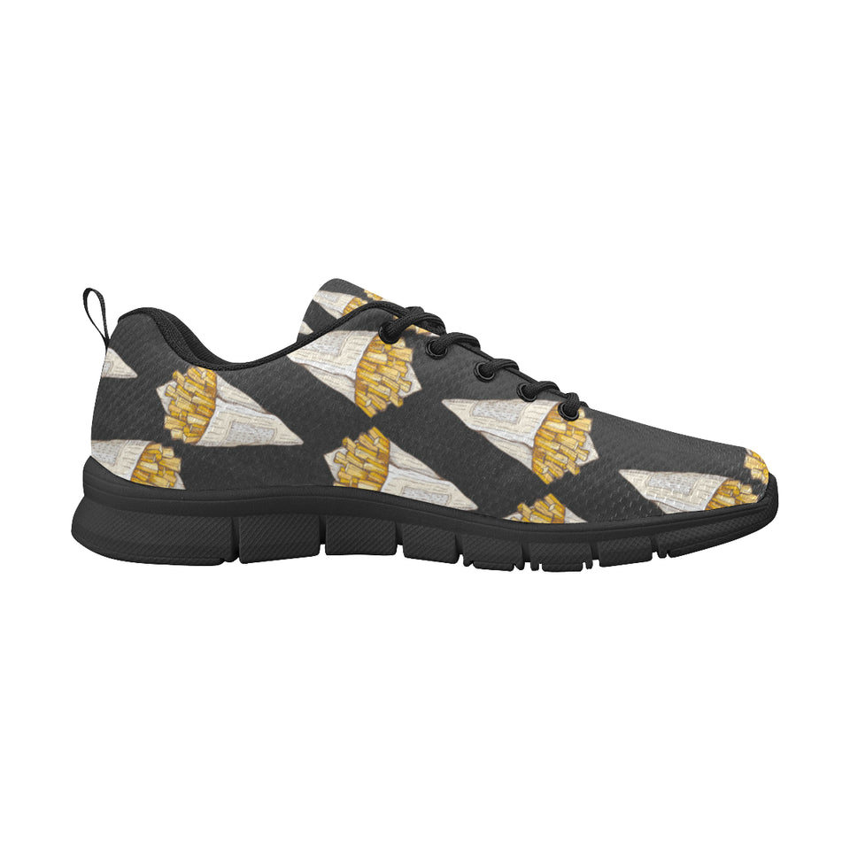 French fries dark background Women's Sneaker Shoes