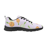 cute onions smiling faces purple background Men's Sneaker Shoes