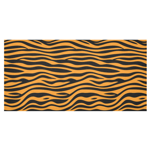 Bengal tigers skin print pattern background Tablecloth