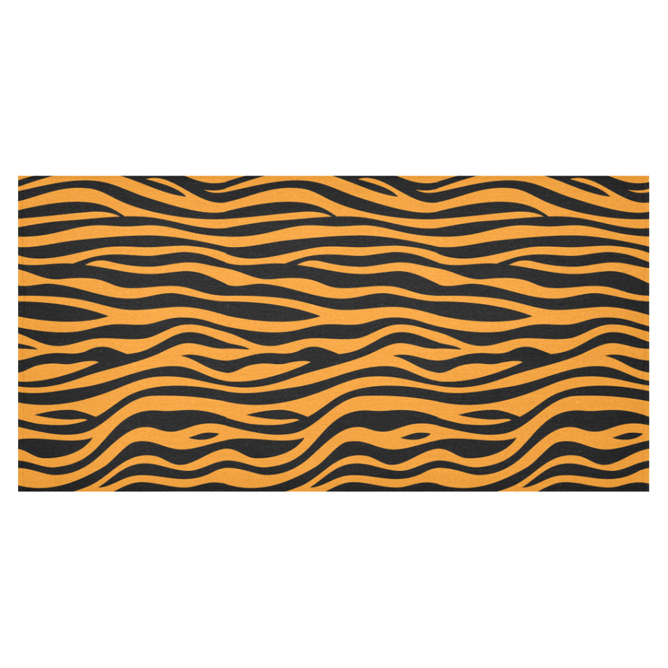 Bengal tigers skin print pattern background Tablecloth