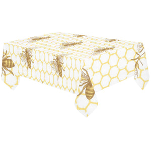 Bee honeycomb seamless design pattern Tablecloth