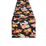 Goldfish Pattern Print Design 03 Table Runner