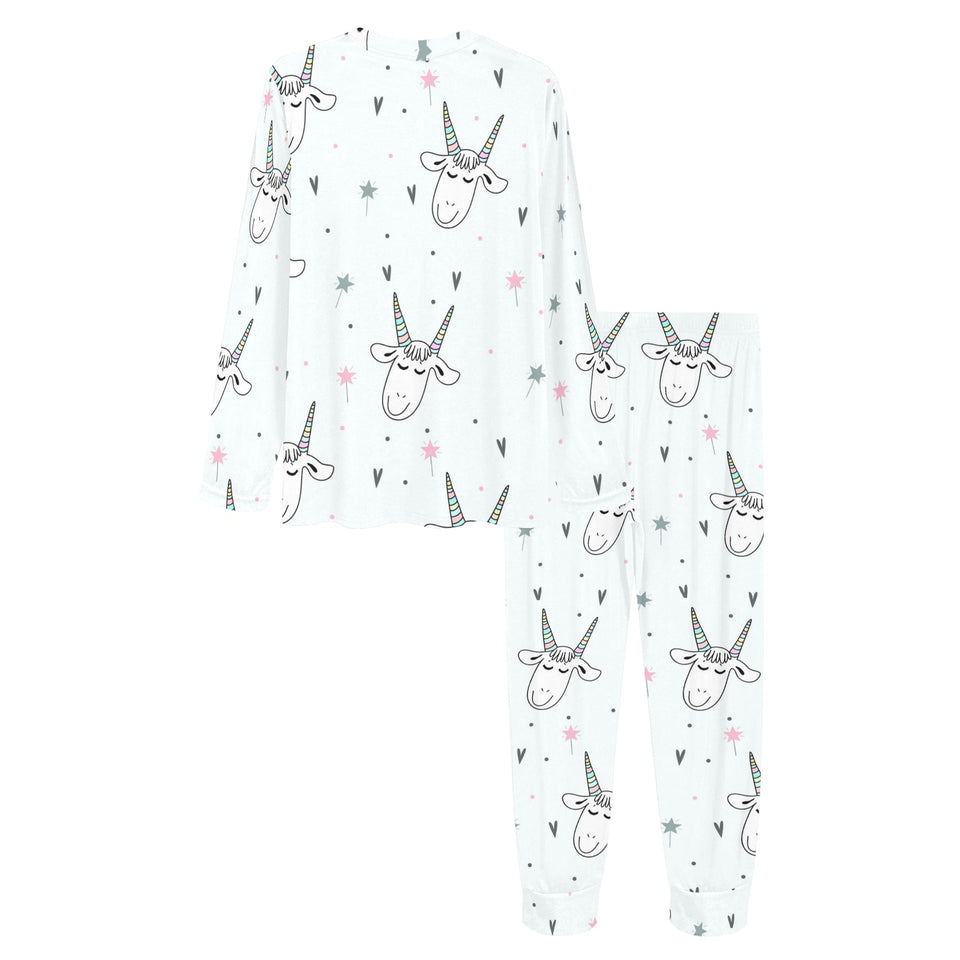 Cute goat design pattern Women's All Over Print Pajama Set