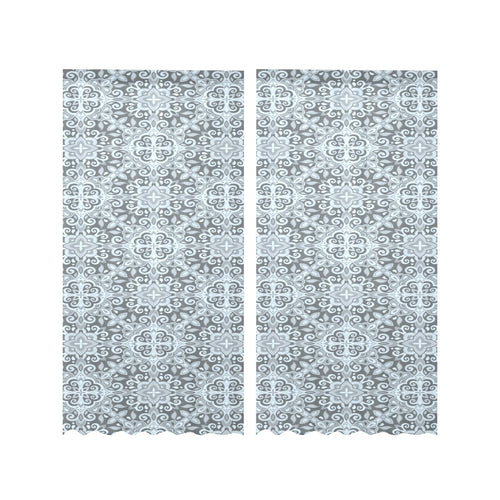 Traditional indian element pattern Gauze Curtain