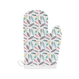 Surfboard Pattern Print Design 04 Heat Resistant Oven Mitts