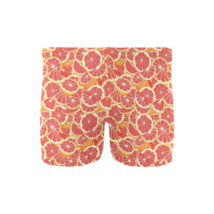 Tropical grapefruit pattern Men's Swimming Trunks