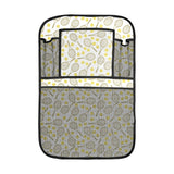 Tennis Pattern Print Design 02 Car Seat Back Organizer