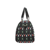 Deer Christmas new year pattern argyle Travel Bag