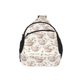 Tea pots Pattern Print Design 03 All Over Print Chest Bag